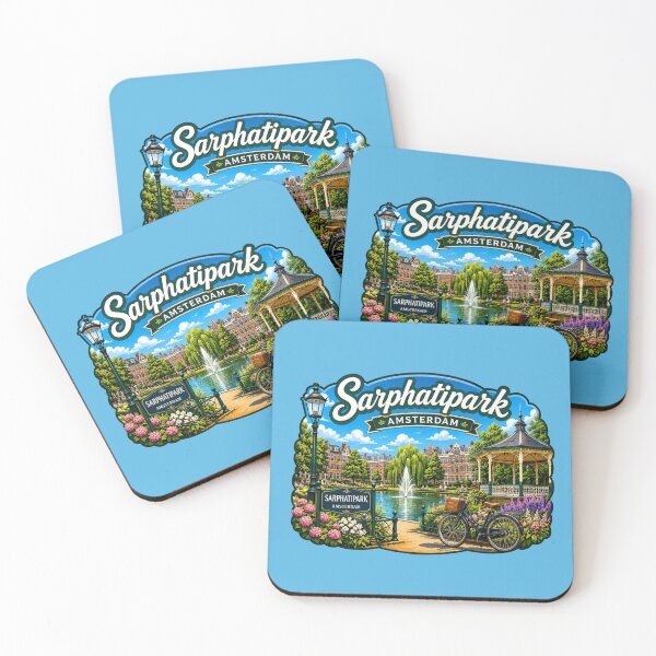 Item preview, Sarphatipark Amsterdam Garden Scene designed and sold by Myra365Art.