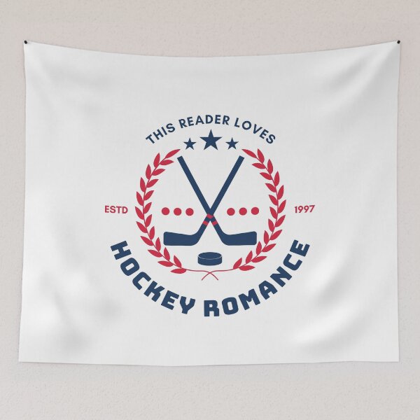 Item preview, This reader loves hockey romance designed and sold by stellacreates.