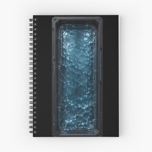 Item preview, Transparent Water Core Laptop - Futuristic Liquid Panel Decal designed and sold by Extravanganzza.