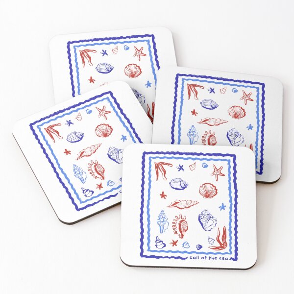 Item preview, Coastal Sea Shells, Euro Summer Beach, Mediterranean Design designed and sold by art-injoy.