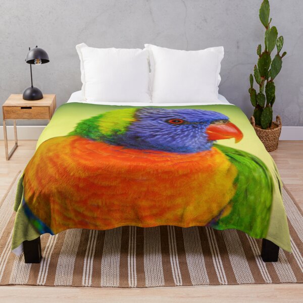 Item preview, Rainbow Lorikeet Portrait | Vibrant Native Australian Parrot Wildlife Bird Art designed and sold by Ross.A.Campbell.