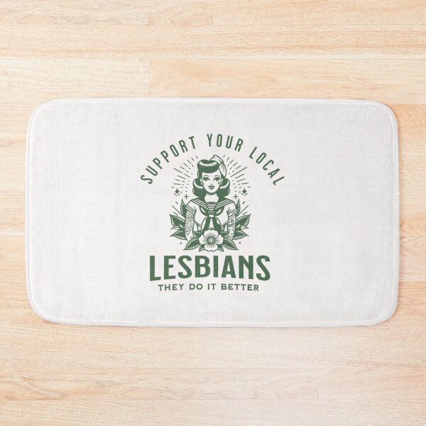 Item preview, LESBIAN  Support Your Local Lesbians Sapphic designed and sold by NonBuyingData.