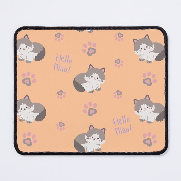 Item preview, Cute Kawaii Cat Pastel Seamless Pattern Design designed and sold by NadDot.
