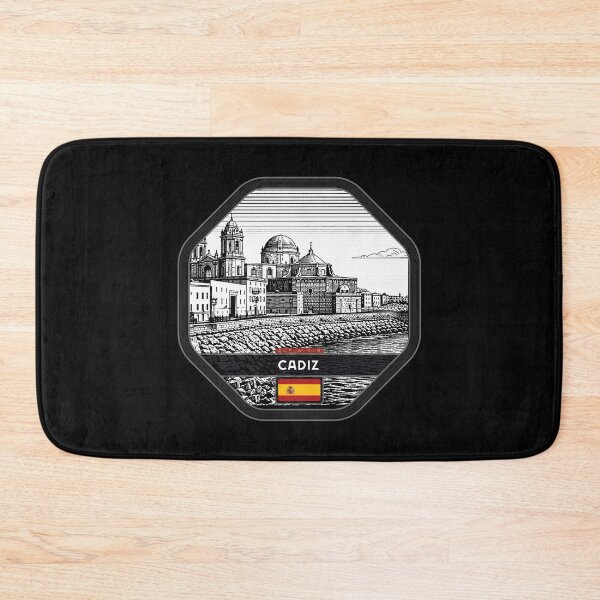 Item preview, Cadiz Spain Linocut Style  designed and sold by Thistle-TShop.