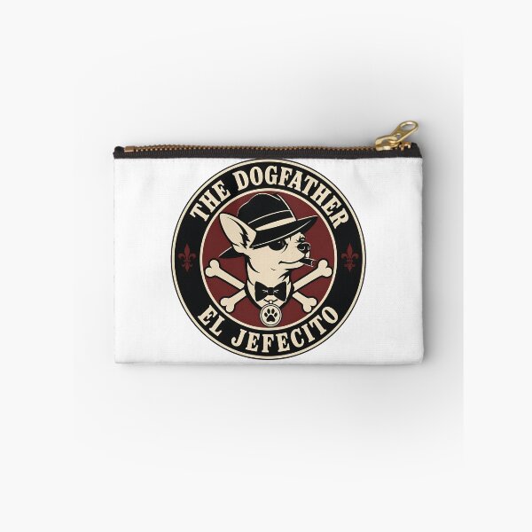 Item preview, The Dogfather Chihuahua - El Jefecito Vintage Mafia Badge Father's Day Gift designed and sold by Breed And Build.
