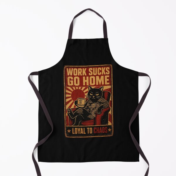 Item preview, Work Sucks Go Home Grumpy Cat Retro Office Humor Poster designed and sold by Modaozushi216.