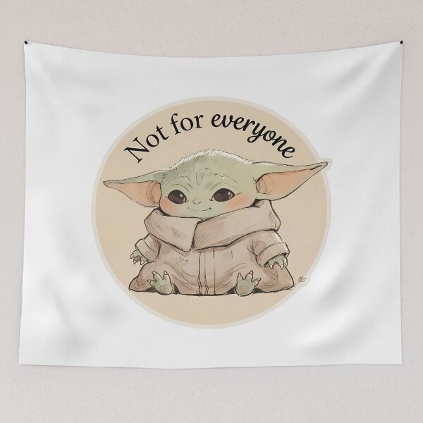 Item preview, BABY YODA NOT FOR EVERYONE designed and sold by LIS AND MELIVERSO.