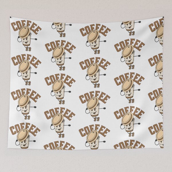 Item preview, Copy of Retro Happy Coffee Day Cartoon Character designed and sold by LunaVales.