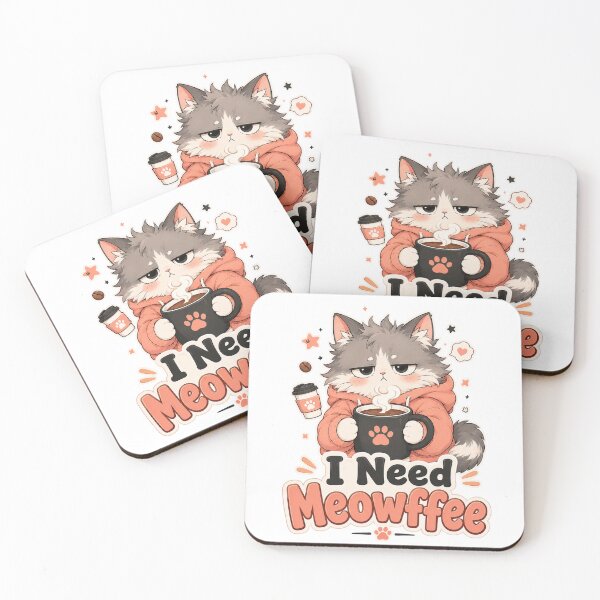 Item preview, I Need Meowffee Sleepy Cat designed and sold by MoodCats.