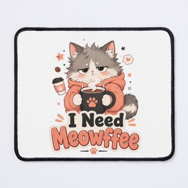 Item preview, I Need Meowffee Sleepy Cat designed and sold by MoodCats.