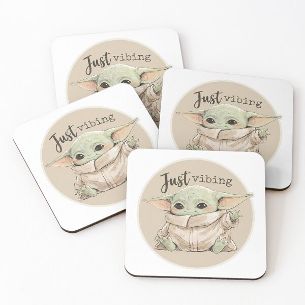 Item preview, BABY YODA JUST VIBING designed and sold by LIS AND MELIVERSO.