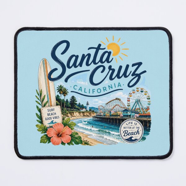 Item preview, Santa Cruz, California - Beach Boardwalk designed and sold by Myra365Art.