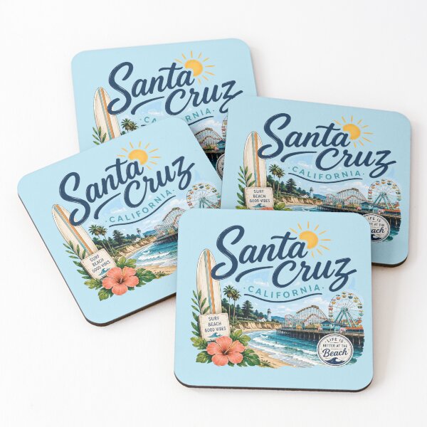 Item preview, Santa Cruz, California - Beach Boardwalk designed and sold by Myra365Art.