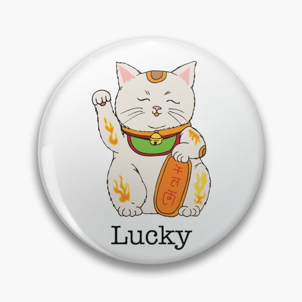 Item preview, Lucky Cat Illustration designed and sold by LauraCoxArt.