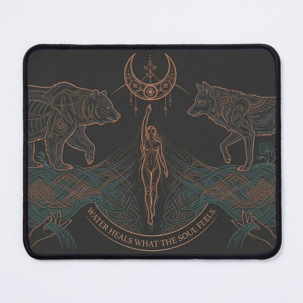 Item preview, Water Heals What the Soul Feels - Slavic Guardians designed and sold by InnerwayStudio.