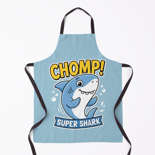 Item preview, Super Shark Chomp Cute Ocean Animal designed and sold by SplashTastic.