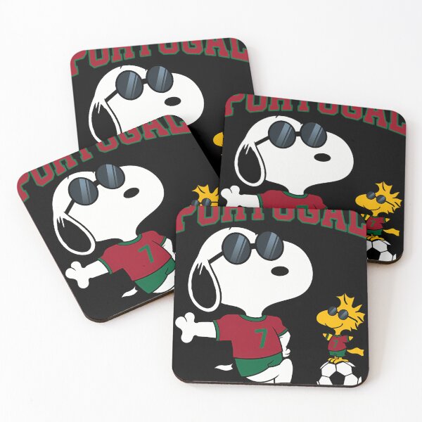 Item preview,  Snoopy Soccer Joe Cool Portugal Football Fan Carto designed and sold by DoctorDesign99.