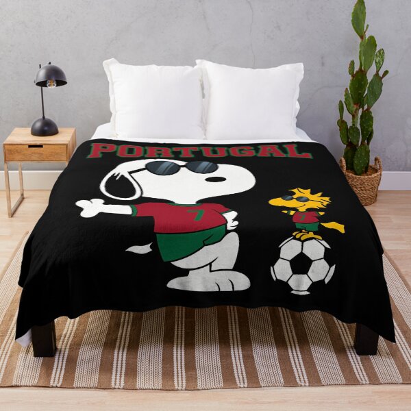 Item preview,  Snoopy Soccer Joe Cool Portugal Football Fan Carto designed and sold by DoctorDesign99.