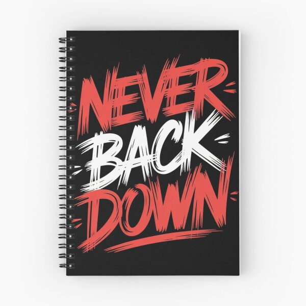 Item preview, Never Back Down designed and sold by UrbanChillz.