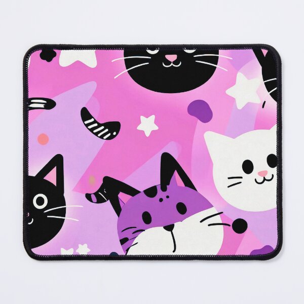 Item preview, Cute Kawaii Cat Galaxy Pattern Aesthetic Design designed and sold by IMuDesigner.