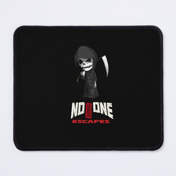 Item preview, No One Escapes Danger | Grim Reaper Skull Dark Horror T-Shirt Design designed and sold by STILQ-FASHION.