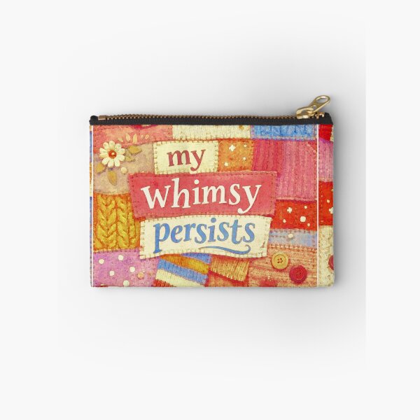 Item preview, My Whimsy Persists with a knitt-y background designed and sold by SeanTee.