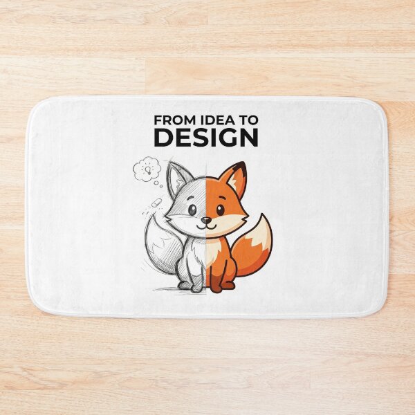 Item preview, From Idea To Design Fox Shirt Graphic Designer Gift Artist Fox Creative Designer Tee designed and sold by Sky-bully.