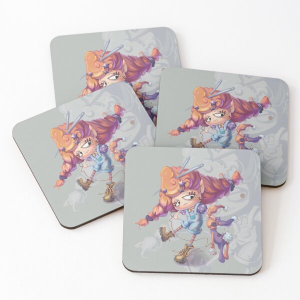 Item preview, Mischievous Chibi Girl Destroying Teddy Bear designed and sold by Layershop.