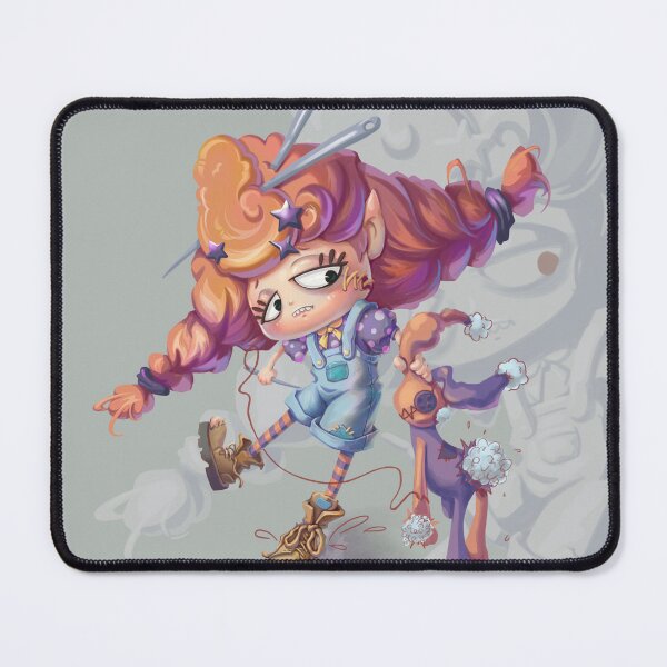 Item preview, Mischievous Chibi Girl Destroying Teddy Bear designed and sold by Layershop.