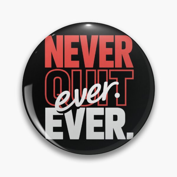 Item preview, Never Quit designed and sold by UrbanChillz.