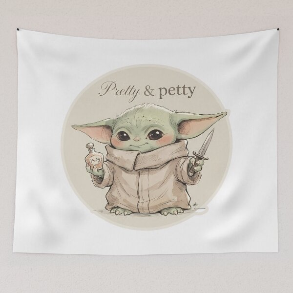 Item preview, BABY YODA PRETTY AND PETTY designed and sold by LIS AND MELIVERSO.