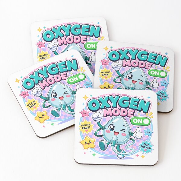 Item preview, OXYGEN MODE ON Cute Oxygen Mask Clock Design | Kawaii Respiratory Therapist Gift | Anime Medical Mascot Wall Clock | Healthcare Worker Decor designed and sold by ClinicalHubs.