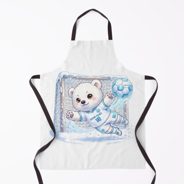 Item preview, Polar Bear Soccer Goalkeeper Kawaii Winter Animal Design designed and sold by josflo12.