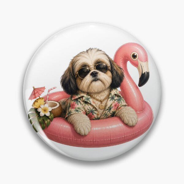 Item preview, Summer shih tzu designed and sold by JustLittleMe.