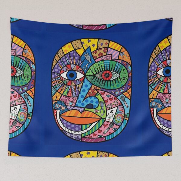Item preview,  Abstract Ophthalmology Colorful blue background ,brafdesign  designed and sold by Brafdesign.