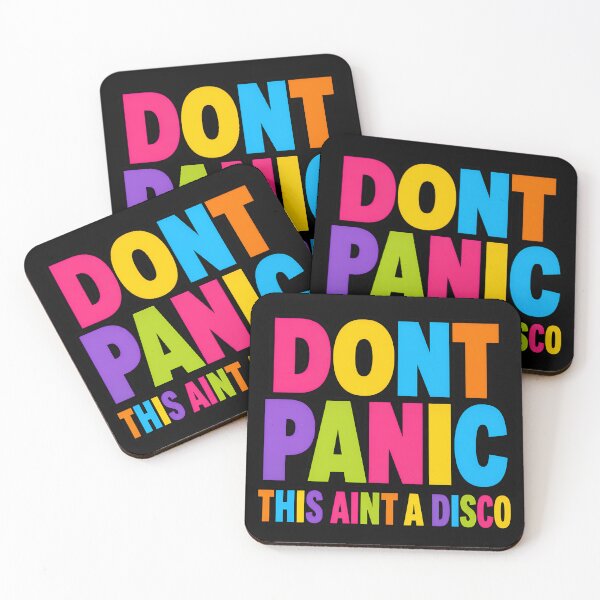 Item preview, Dont Panic This Aint A Disco Funny Quote designed and sold by TeeTimeTreasure.