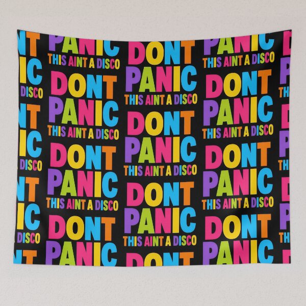 Item preview, Dont Panic This Aint A Disco Funny Quote designed and sold by TeeTimeTreasure.