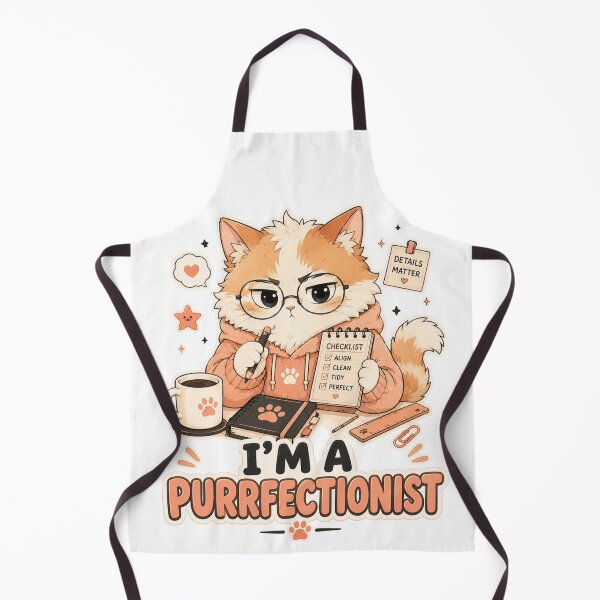 Item preview, I’m a Purrfectionist Cute Cat designed and sold by MoodCats.