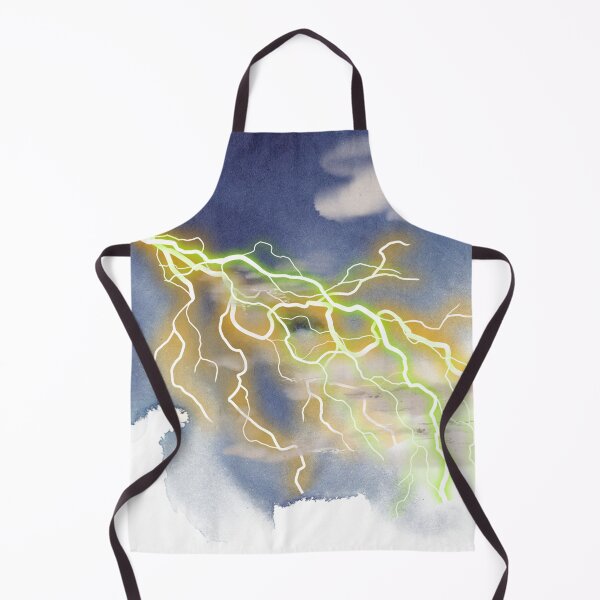 Item preview, Electric Lightning Storm Watercolor Abstract Art designed and sold by Divichan.