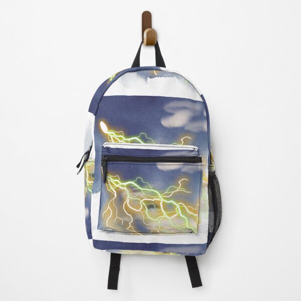 Item preview, Electric Lightning Storm Watercolor Abstract Art designed and sold by Divichan.