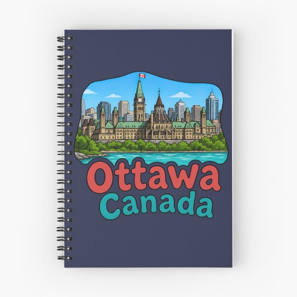 Item preview, Ottawa Ontario Canada Cute Cityscape Parliament  designed and sold by HowToCanadian.