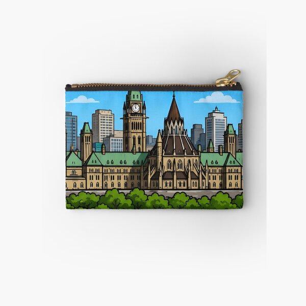 Item preview, Ottawa Ontario Canada Cute Cityscape Parliament  designed and sold by HowToCanadian.
