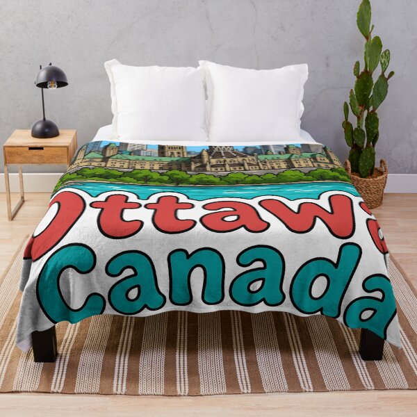 Item preview, Ottawa Ontario Canada Cute Cityscape Parliament designed and sold by HowToCanadian.