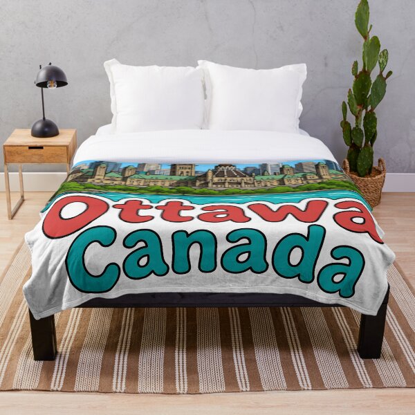 Item preview, Ottawa Ontario Canada Cute Cityscape Parliament  designed and sold by HowToCanadian.