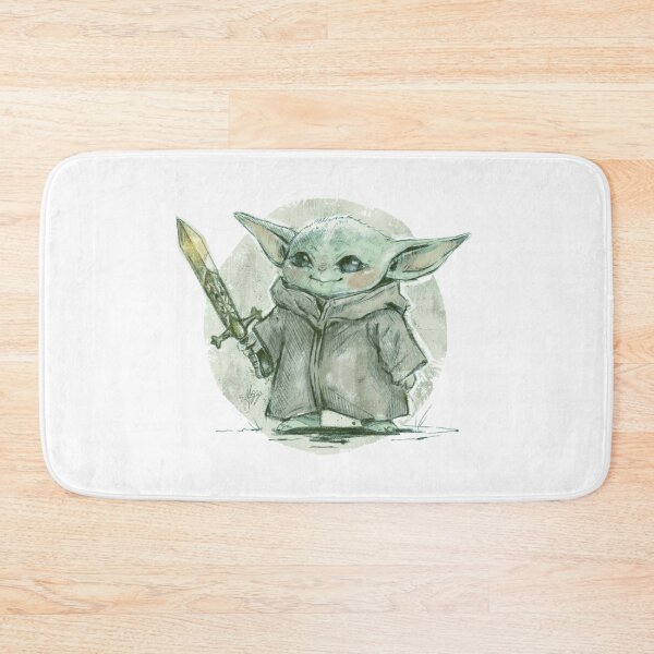 Item preview, BABY YODA WARRIOR LIME GREEN designed and sold by melyverso.