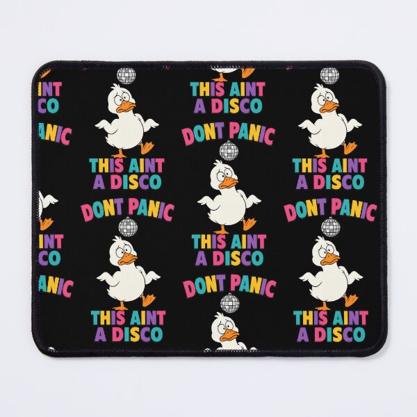 Item preview, Dont Panic This Aint A Disco Funny Duck Quote designed and sold by TeeTimeTreasure.