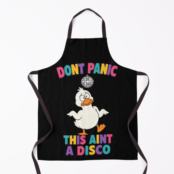 Item preview, Dont Panic This Aint A Disco Funny Duck Quote designed and sold by TeeTimeTreasure.