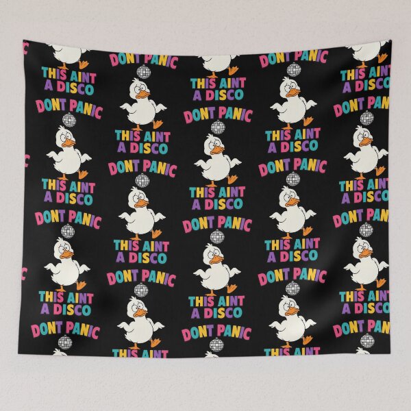 Item preview, Dont Panic This Aint A Disco Funny Duck Quote designed and sold by TeeTimeTreasure.