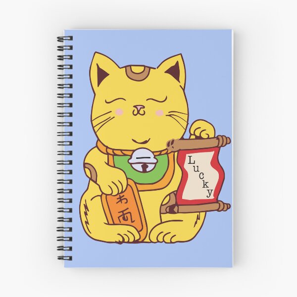 Item preview, Yellow Lucky Cat designed and sold by LauraCoxArt.