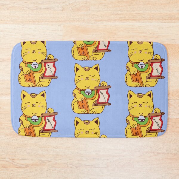 Item preview, Yellow Lucky Cat designed and sold by LauraCoxArt.